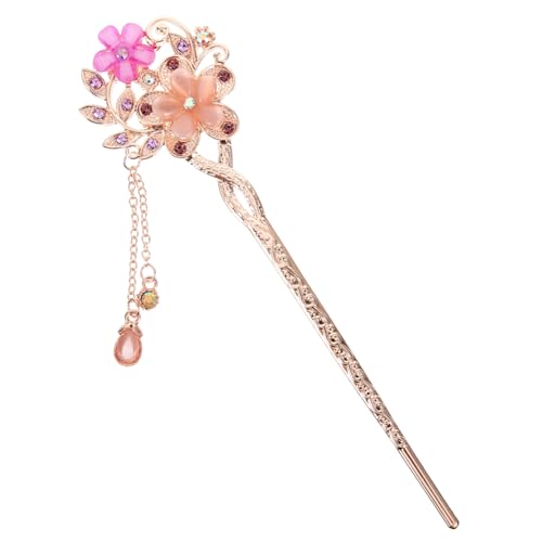 MUCKLILY Blumen-haarstäbchen Für Damen Antike Haarnadel Mit Katzenaugen- Klassisches Und Ethnisches Haarschmuck-accessoire Für Elegante Hochsteckfrisuren Für Partys Und Besondere Anlässe von MUCKLILY