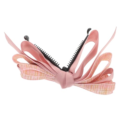 MUCKLILY Bogen Bananenband Haarzubehör Vertikale Pferdeschwanzklauenklamme Barrette Dekoration Für Frauen -mädchenparty Und Tägliche Verwendung von MUCKLILY