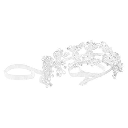 MUCKLILY Brautkopfschmuck Perlenstirnband Haaraccessoires für Hochzeiten Verlobungen Handgefertigt Elegantes Design für Brautkleid Festliche Anlässe von MUCKLILY