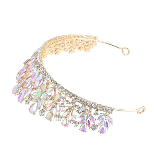 MUCKLILY Brautkrone -kronen Und Diademe Strass Hochzeit Kopfschmuck Prinzessin Diademe Kristallkronen Hochzeitsdiademe Für Die Braut Barocke Krone Hochzeit Tiara Strasskrone von MUCKLILY