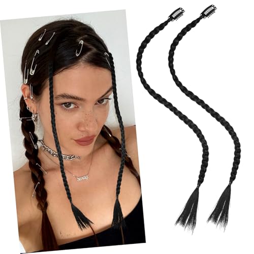 MUCKLILY 2stücke Synthetische Haarverlängerungen Für Zöpfe Geflochtene Perücken Zopfverlängerungen Lange Pferdeschwanzverlängerung Für Frauen von MUCKLILY
