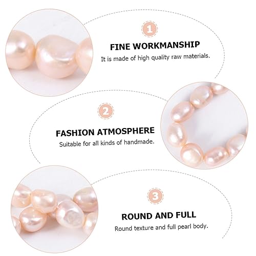 MUCKLILY DIY Perlenschmuck Barockperlen Halskette Natürliche Bunte Perlen zum Auffädeln für Damen Modischer Schmuck zum Selbergestalten von MUCKLILY