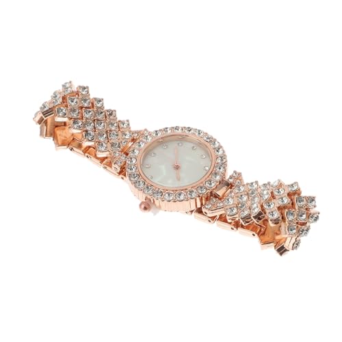 MUCKLILY Damen Armbanduhr mit Funkelndem Design Verstellbarem Armband Quarzbewegung Party von MUCKLILY