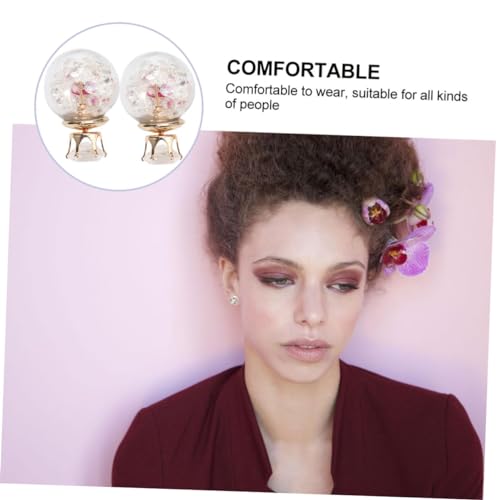 MUCKLILY Kugel-ohrringe Aus Glas Dekorativer Ohrschmuck Ohrstecker Im Einzigartiges Design Für Besondere Anlässe von MUCKLILY