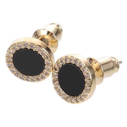 MUCKLILY Damen Ohrstecker Gold Kreis Ohrschmuck Leicht Elegant Süß für Mädchen Alltag Party Geschenk Hautfreundlich Allergiefrei von MUCKLILY