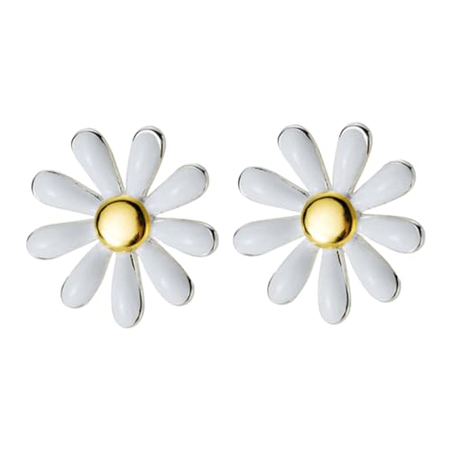 MUCKLILY Damen Ohrstecker Kleine Blumen Ohrringe Leicht Modern Stil Schmuck für Alltag und Party von MUCKLILY
