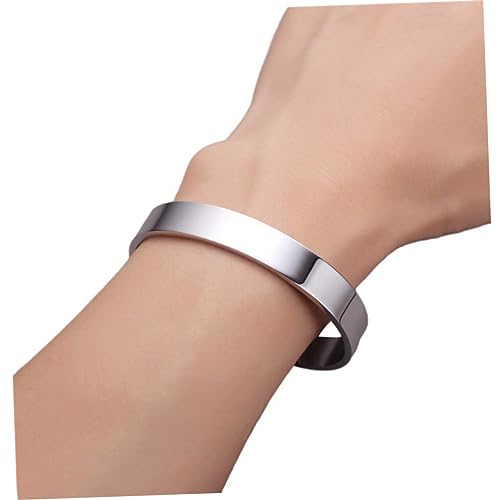 MUCKLILY Daughter Lettering Bangle Kreatives Armband Titanstahl für Ihre Leicht Langlebig Zeigt die Mutter MUCKLILY Daughter Lettering Bangle Kreatives Armband Titanstahl für Ihre Leicht Langlebig Zeigt die Mutter von MUCKLILY