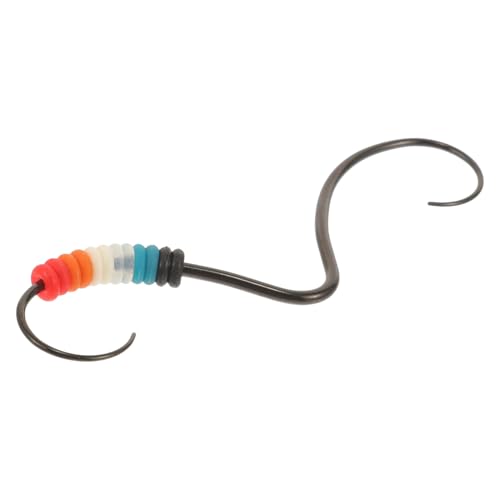 MUCKLILY Edelstahl Nasenring Mustache Septum Piercing Schmuck Schwarz Langlebig Rostfrei Modisch für Damen Herren Alltag und Party von MUCKLILY