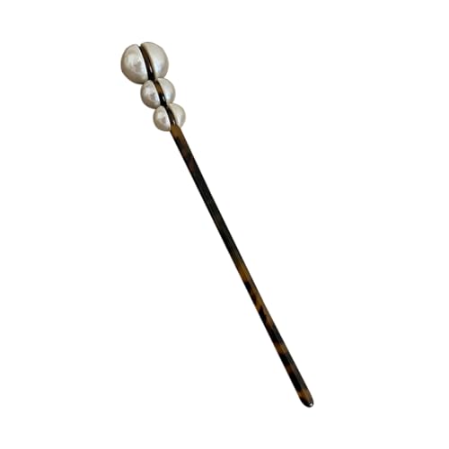 MUCKLILY Elegante Haarnadel Perlen Haarschmuck Damen Antiker Stil Große Haarstab Aus Robust Für Festliche Anlässe Hochzeitsfrisuren Traditionelle Parties von MUCKLILY