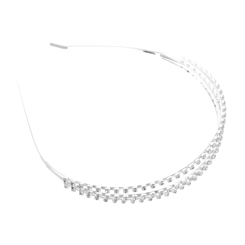 MUCKLILY Elegantes Braut stirnband mit Funkelnden Strasssteinen Silberfarbenes Haarschmuck accessoire für Frauen Leichtes Handgefertigtes Design für Hochzeit Party und Festliche Anlässe MUCKLILY Elegantes Braut stirnband mit Funkelnden Strasssteinen Silberfarbenes Haarschmuck accessoire für Frauen Leichtes Handgefertigtes Design für Hochzeit Party und Festliche Anlässe von MUCKLILY