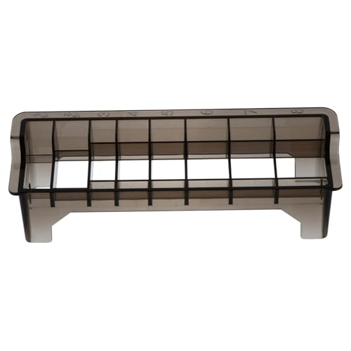 MUCKLILY Elektrischer Haarschneider Kamm Organizer mit Fach Aufbewahrungsbox Sicherer Limit Kamm Halter Platzsparend und Leicht für Friseure und Haarschneide Tools von MUCKLILY