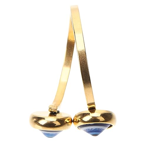 MUCKLILY Evil Eye Damen Offener Verstellbarer Ring Blau Vintage Gothic Schmuck für Frauen und Mädchen Verstellbarer Fingerbandring für Alltag Party Cosplay und Festliche Anlässe von MUCKLILY