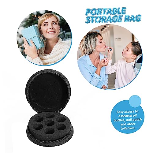MUCKLILY Fächer Ätherische Öle Aufbewahrungstasche Tragbar Leicht Langlebig Reise Organizer Tasche für Ätherische Ölflaschen Schutz und Praktischer Transport von MUCKLILY