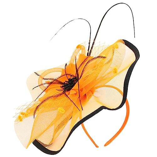 MUCKLILY Fascinator Stirnband Mit Mesh Garn Und Clip Für Damen Hochzeit Flapper Party Kopfbedeckung Accessoires Für Besondere Anlässe von MUCKLILY