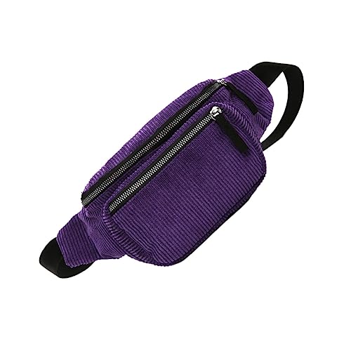 MUCKLILY Fashionable Crossbody Bag Stylish Corduroy Waist Pack für Damen für Outdoor Aktivitäten Reisen und Freizeit mit Großem Stauraum und Leichtem Design MUCKLILY Fashionable Crossbody Bag Stylish Corduroy Waist Pack für Damen für Outdoor Aktivitäten Reisen und Freizeit mit Großem Stauraum und Leichtem Design von MUCKLILY