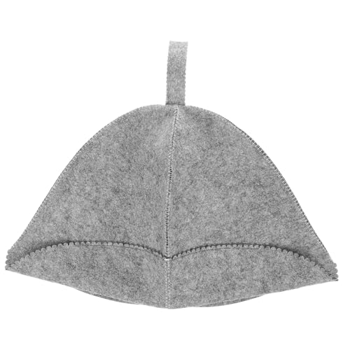 MUCKLILY Felt Sauna Hut Wasserabsorbierend Atmungsaktiv Filz Badekappe Saunahut für Damen und Herren Schutz vor Überhitzung Komfort im Dampfbad Spa von MUCKLILY