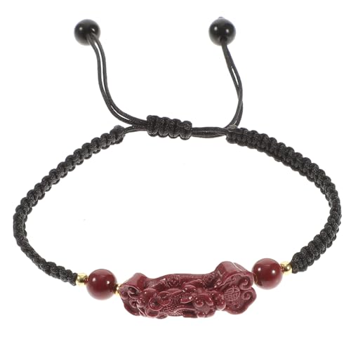 MUCKLILY Feng Shui Amulett Armband aus Handgeflochtenem Zodiakseil mit Glücksbringer Verstellbar für Damen Herren Schmuck für Wohlstand und Schutz Geschenkidee für Besondere Anlässe von MUCKLILY