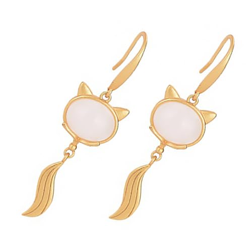 MUCKLILY Fuchs ohrringe Damen Hängend Modischer Ohrschmuck Shaped Dangle Pendant Skin friendly Accessoire für Festival Look und Alltag von MUCKLILY