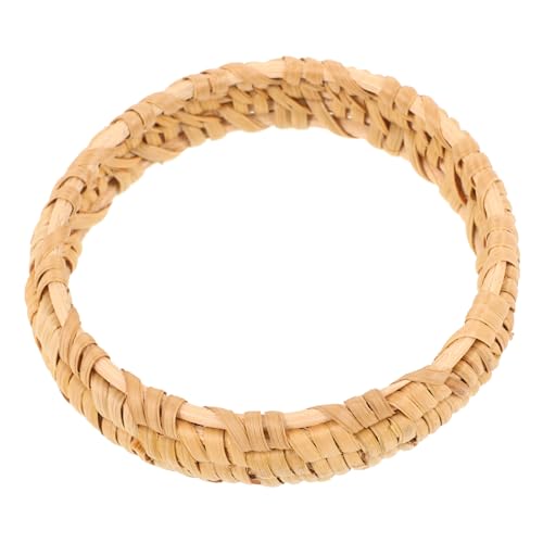 MUCKLILY Geflochtenes Armband Aus Rattan Für Damen Und Herren Vintage Woven Hand Bracelet in Weiß Leicht Und Stilvoll Für Sommeroutfits Und Freundschaftsarmbänder von MUCKLILY