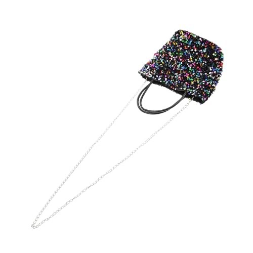 MUCKLILY Glitzer Umhängetasche Damen Kleine Handtasche Glänzend Leicht Schultertasche Crossbody Für Abend Hochzeit Freizeit Multifuntional Cute Purse von MUCKLILY