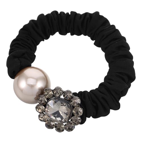MUCKLILY Glitzernde Haarbänder mit Strasssteinen Elastische Haargummis für Damen und Mädchen Robuste Vielseitige Haarschmuck accessoires für Dickes Haar Multifunktional als Armband Leicht von MUCKLILY