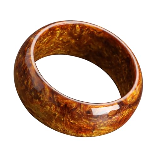 MUCKLILY Goldfaden Sea Willow Armreif Handgefertigtes Harzarmband Leichtes Armband Damen Schmuck Passend zu Hanfu und Alltagskleidung Details Vielseitiges Handgelenk Accessoire von MUCKLILY