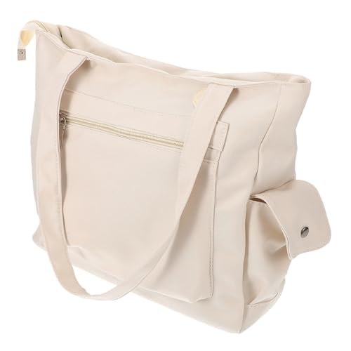 MUCKLILY Große Canvas Tote Bag Damen mit Hoher Kapazität Vielseitige Tragetasche aus Langlebigem Leicht zu Reinigendem Material Geeignet als Schultertasche Shopper und Einkaufstasche für von MUCKLILY