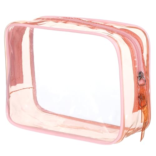 MUCKLILY Große Kosmetiktasche für Make Up und Schreibwaren Multifunktionale Aufbewahrungstasche für Damen Praktische Organizer für Toilettenartikel Zufälligen Designs Leicht von MUCKLILY