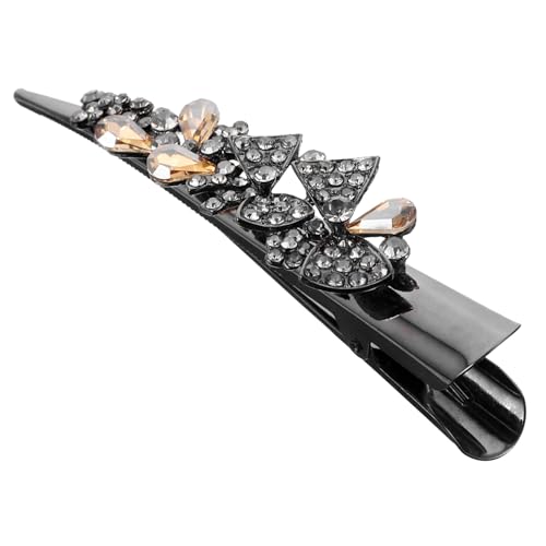 MUCKLILY Haarspange Mit Strasssteinen Für Damen Haarnadel Aus Metall Groß Retro Für Hochzeit Geburtstag Verabredung Langlebig Sicher Für Haar Und Kopf von MUCKLILY