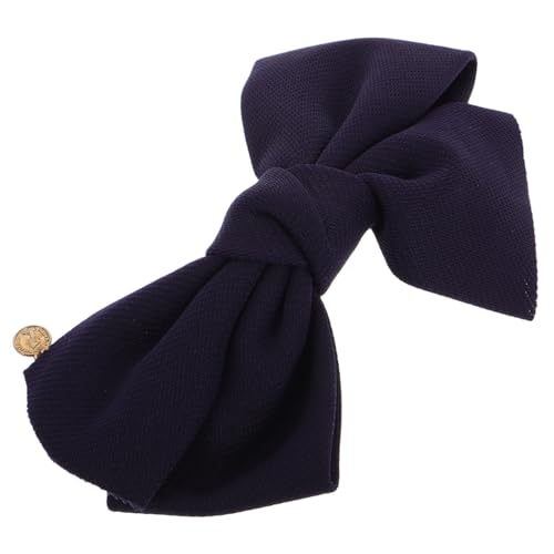 MUCKLILY Haarschleifen Clip mit Metallfederklemme Stoff Haarspange für Damen und Mädchen Zuverlässiger Griff für Pferdeschwanz Haarknoten und Zöpfe Stilvolles Design in Sanftes Material von MUCKLILY