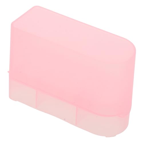 MUCKLILY Halbtransparente Nagelfräser Aufbewahrungsbox aus Robustem Kunststoff Fächer Staubschutz Praktischer Organizer für Maniküre Schleifköpfe Tragbare Nagelbohrer Polierkopf Box von MUCKLILY