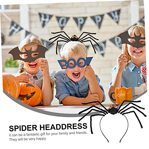 MUCKLILY Halloween Spinnen Haarreif aus Sicherem Material Langlebiges Design als Goth Headband und Halloween Haaraccessoire für Fasching Kostüm und Party von MUCKLILY