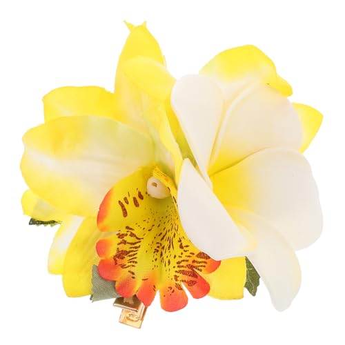 MUCKLILY Hawaiianische Plumeria Haarspange Tropische Blume Haar-accessoire Für Damen Sommer-haarspange Künstliche Blumen Haarspangen Für Strand Urlaub Festival Party von MUCKLILY
