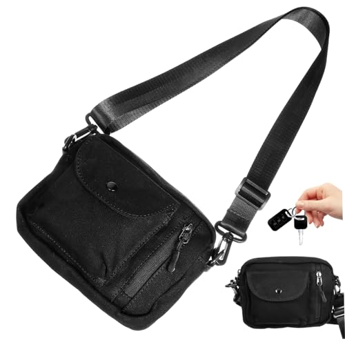 MUCKLILY Herren Messenger Bag Canvas Umhängetasche mit Verstellbarem Schultergurt Robuste Tragetasche für Schule Reisen Outdoor Freizeit Geeignet für Alltag und Wochenendausflüge von MUCKLILY