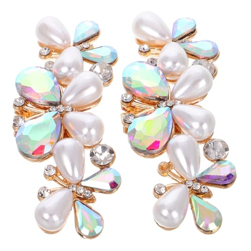 MUCKLILY Hochwertige Schuhclips Strass für High Heels Hochzeit Party und Besondere Anlässe Schuhdekorationen für Frauen und Mädchen von MUCKLILY