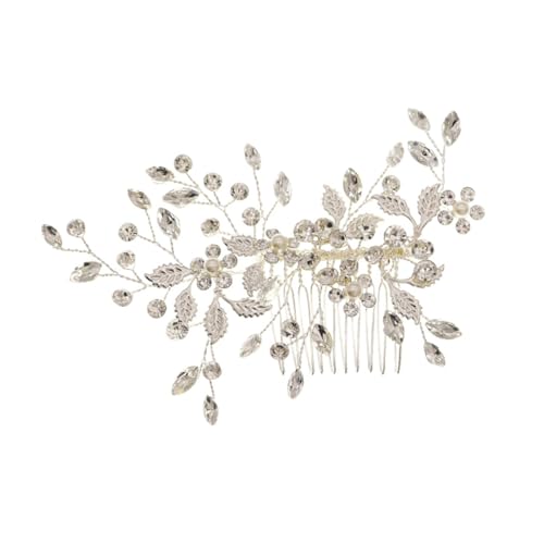 MUCKLILY Hochwertiger Braut Haarkamm Mit Perlen Und Strass Stilvoller Hochzeits-kopfschmuck Für Frauen Handgemacht Und Modisch Für Festlichkeiten Und Besondere Anlässe von MUCKLILY