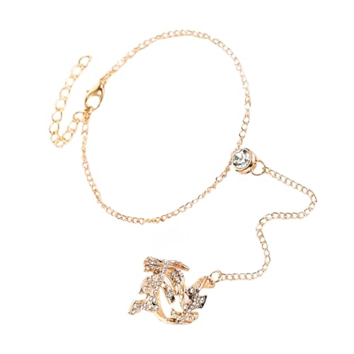 MUCKLILY Hohle und Handkette in Gold Modisches Schmuck Damen Langlebiges Auffälliges Accessoire für Besondere Anlässe Wie Partys und Hochzeiten von MUCKLILY