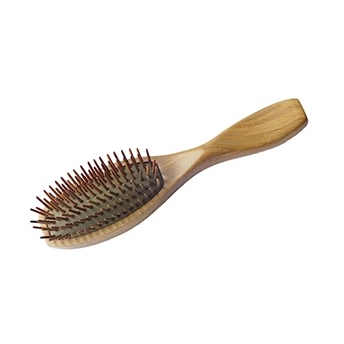 MUCKLILY Holzgriff Kissen Haarbürste mit Funktion Ergonomischer Massagekamm für Kopfhautpflege Sanftes Entwirren für Damen und Herren Perfektes von MUCKLILY