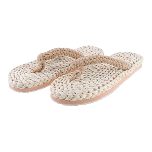 MUCKLILY Japanische Style Slipper Traditionell Gestaltet Rutschfest Angenehm und Modisch Leichte Sommerschuhe für Damen und Herren Geeignet für Strand Freizeit und Zuhause Zufällige Farbe von MUCKLILY