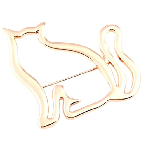 MUCKLILY Katzenbrosche Damen Anstecknadel Legierung Niedliche Tierbrosche für Kleidung Hut Reversnadel Einzigartiges Design Langlebig Nicht Verblassend von MUCKLILY