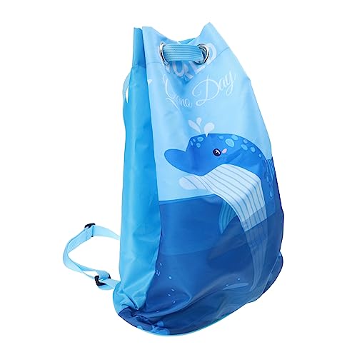 MUCKLILY Kinder Strandrucksack Kordelzug Tasche Schwimmtasche für Mädchen Robuste Aufbewahrung für Schwimmsachen Handtücher Sport für Strand Pool Reisen von MUCKLILY