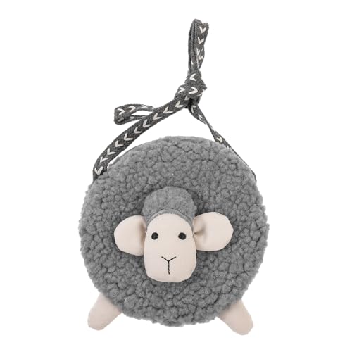 MUCKLILY Kindertasche Mädchen Cartoon Schaf Umhängetasche aus Baumwolle Kleine Geldbörse mit Schultergurt Leicht und Praktisch für Outdoor Reise und Alltag von MUCKLILY