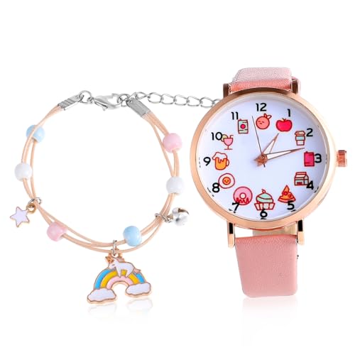 MUCKLILY Kinderuhr mit Armband Cartoon Dial Quarzwerk für Stylisches Design Separat oder Tragbar Leuchtende Farben Details MUCKLILY Kinderuhr mit Armband Cartoon Dial Quarzwerk für Stylisches Design Separat oder Tragbar Leuchtende Farben Details von MUCKLILY