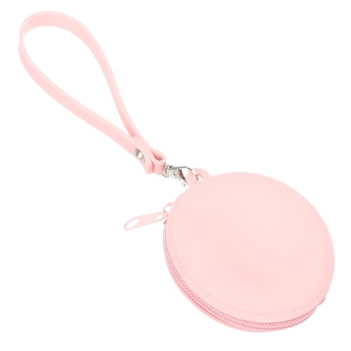 MUCKLILY Kleine Silikon Münzbörse mit Reißverschluss und Handgelenkschlaufe Leichte Kompakte Geldbörse für Damen und Mädchen Vielseitig für Schlüssel Kleingeld Ohrhörer und Alltag Geeignet von MUCKLILY