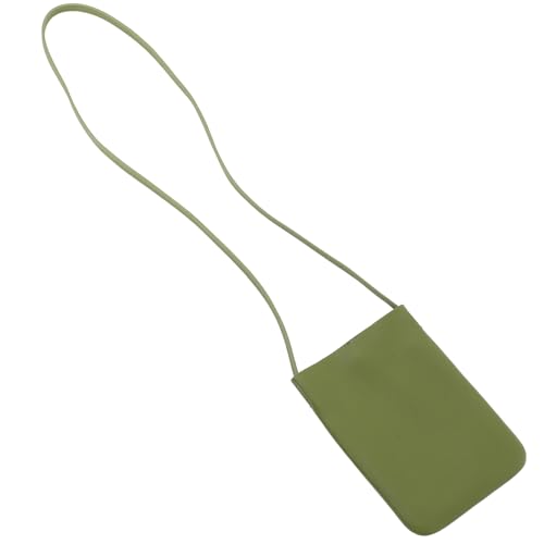 MUCKLILY Kleine Umhängetasche Damen Handytasche mit Knopfverschluss Leichte Crossbody Tasche für Alltag Reise und Freizeit Modische Mini Handy Geldbörse in Grün Vielseitig und Praktisch von MUCKLILY