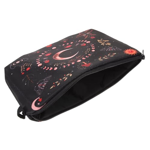 MUCKLILY Kosmetiktasche Damen mit Mondphasen Blumenmuster Leichte Tragbare Schminktasche für Reisen Kulturbeutel mit Reißverschluss Vielseitige Toilettetasche für Alltag und Urlaub MUCKLILY Kosmetiktasche Damen mit Mondphasen Blumenmuster Leichte Tragbare Schminktasche für Reisen Kulturbeutel mit Reißverschluss Vielseitige Toilettetasche für Alltag und Urlaub von MUCKLILY