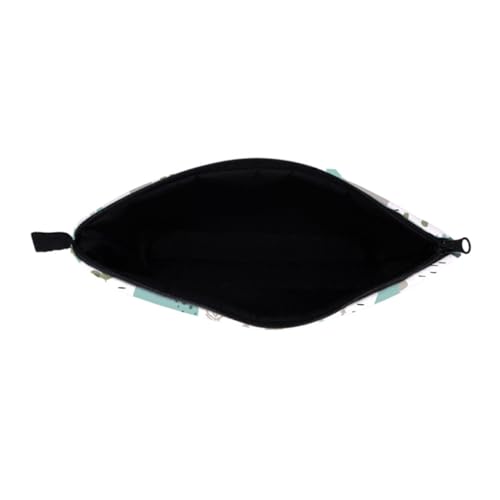 MUCKLILY Kosmetiktasche Dinosaurier Muster Polyester Schminktasche Handtasche mit Großem Fassungsvermögen für Reise Outdoor Damen Multifunktionaler Kulturbeutel Kompakt Leicht von MUCKLILY
