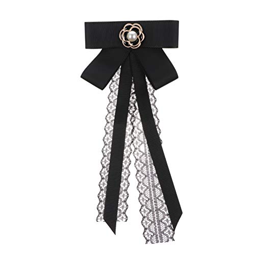 MUCKLILY Kreative Schleifenfliege für Damen Modisches Broschenbandkrawatte Geeignet für Kragenlose Hemden Accessoires für Partys und Formelle Anlässe von MUCKLILY