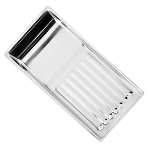 MUCKLILY Labortablett für Beautyzubehör Metalltablett für Werkzeuge Badezimmer Organizer für Tattoo und Manikürebedarf Langlebig und Multifunktional aus Hochwertigem von MUCKLILY