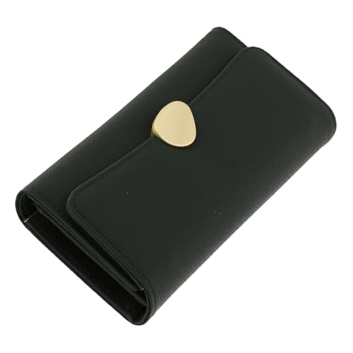 MUCKLILY Langformatige Damen Geldbörse mit Reißverschluss Mehrfache Kartenfächer Münzfach und Robustem Material Schlanke Handtasche für Wechselgeld Karten und Bargeld für Shopping und von MUCKLILY